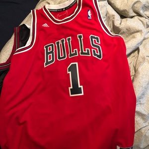 Authentic stitched derrick rose jersey
